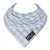 Pale Blue Gingham Skibz Teething Bib