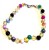 Adjustable Amber and Colourful Agate Anklet / Bracelet