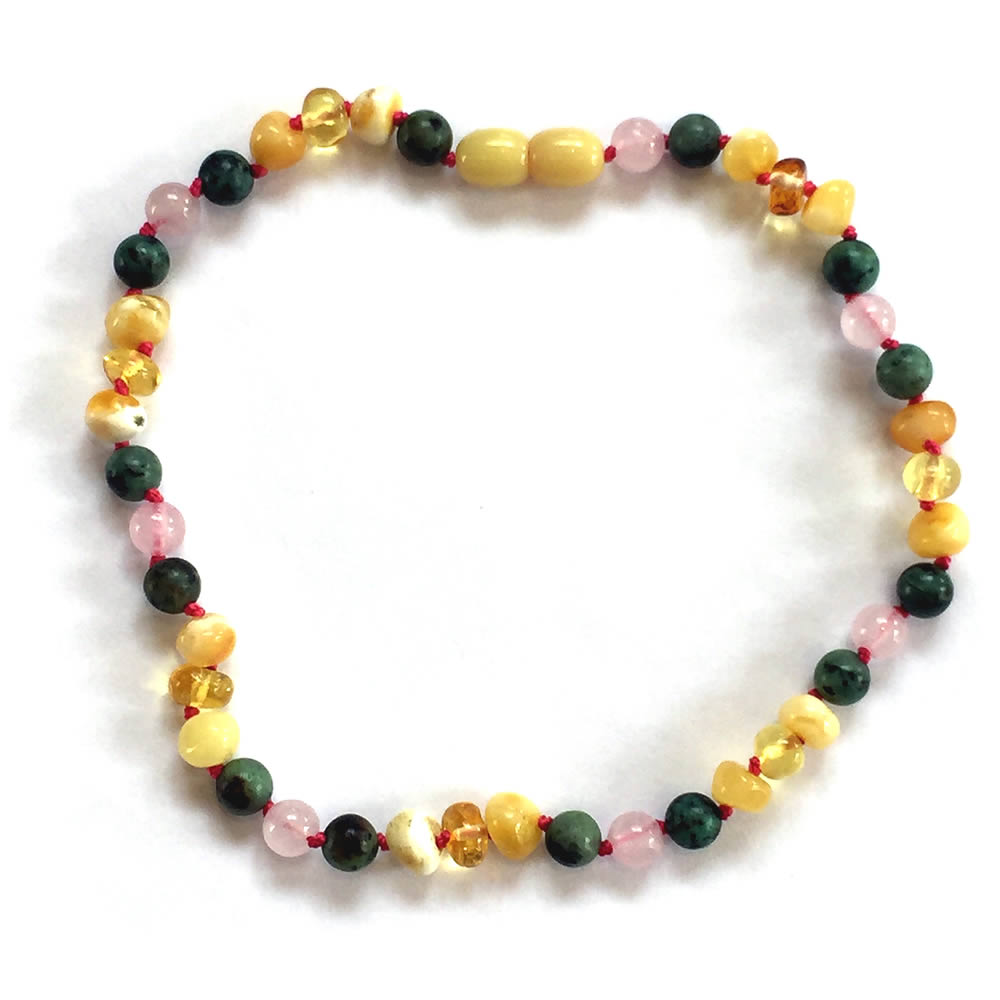 African Turquoise Necklace 35-36cm