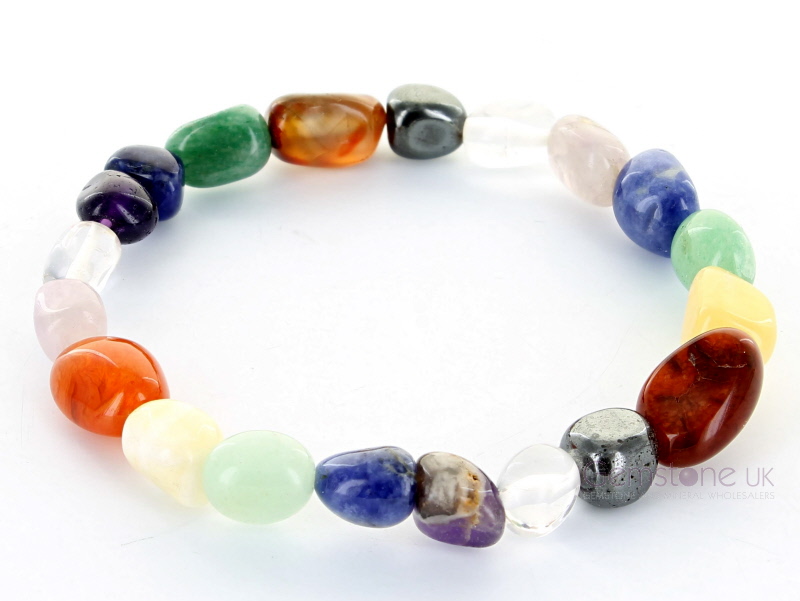 Chunky Chakra Crystal Bracelet Chunky Chakra Crystal Bracelet